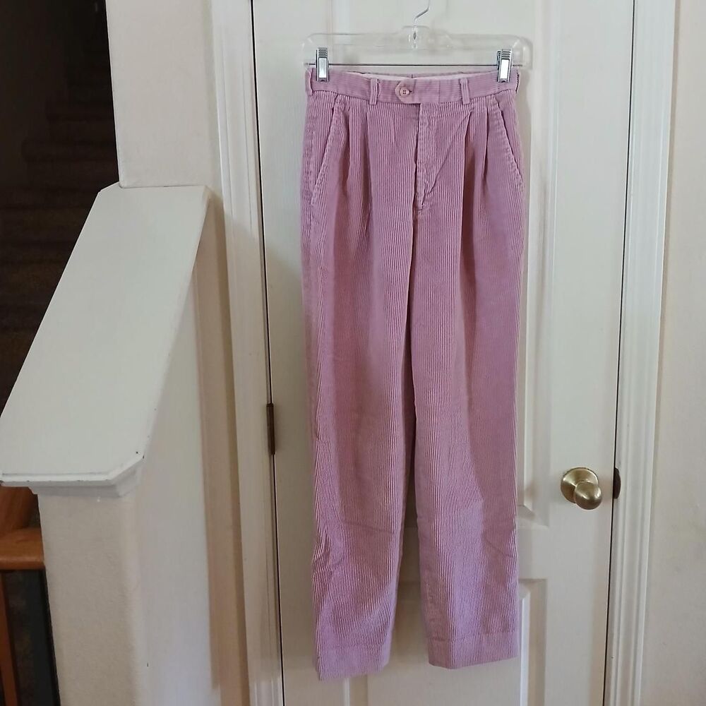 Rare Vintage 80s David Brooks Barbie Pink Corduroy Pants 6 Crafting Upcycling